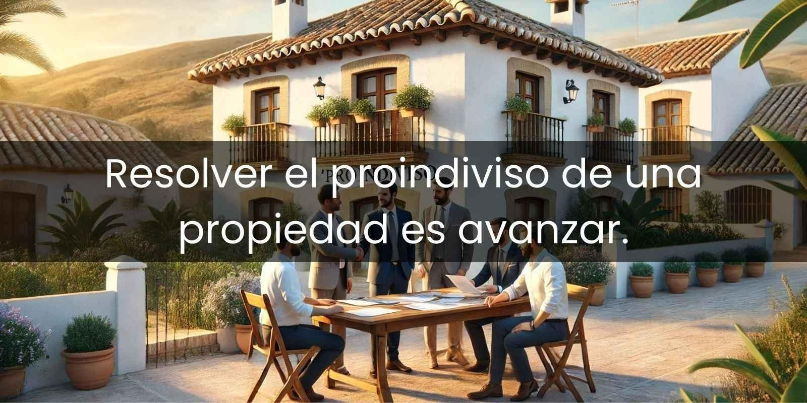 ¿Para qué sirve disolver un proindiviso?