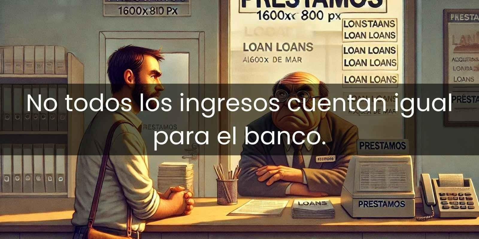 ¿Qué ingresos tiene en cuenta el banco para conceder una hipoteca en Almería?