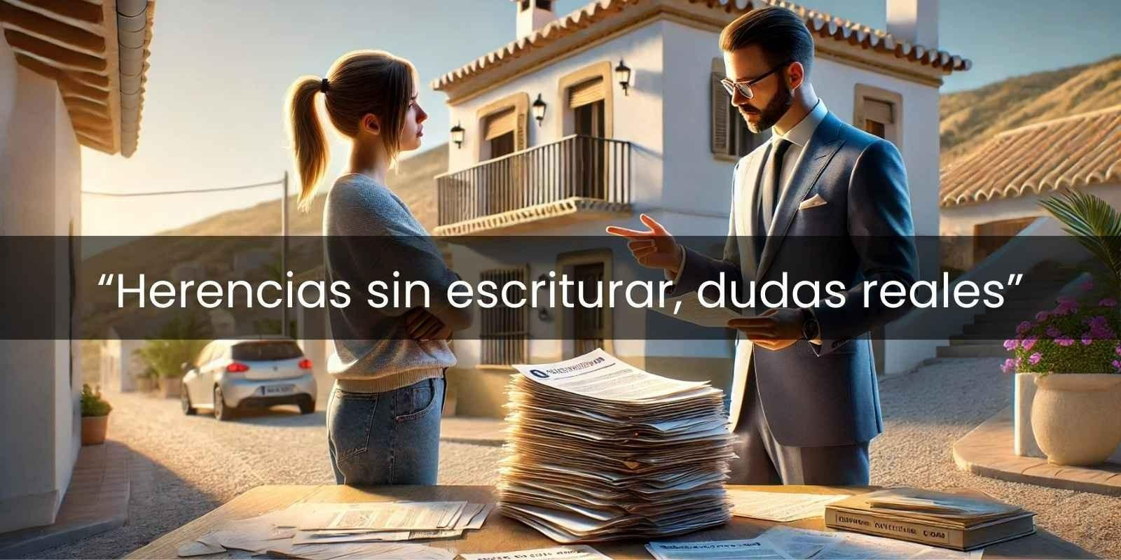 ¿Qué pasa si no se escritura una propiedad heredada?