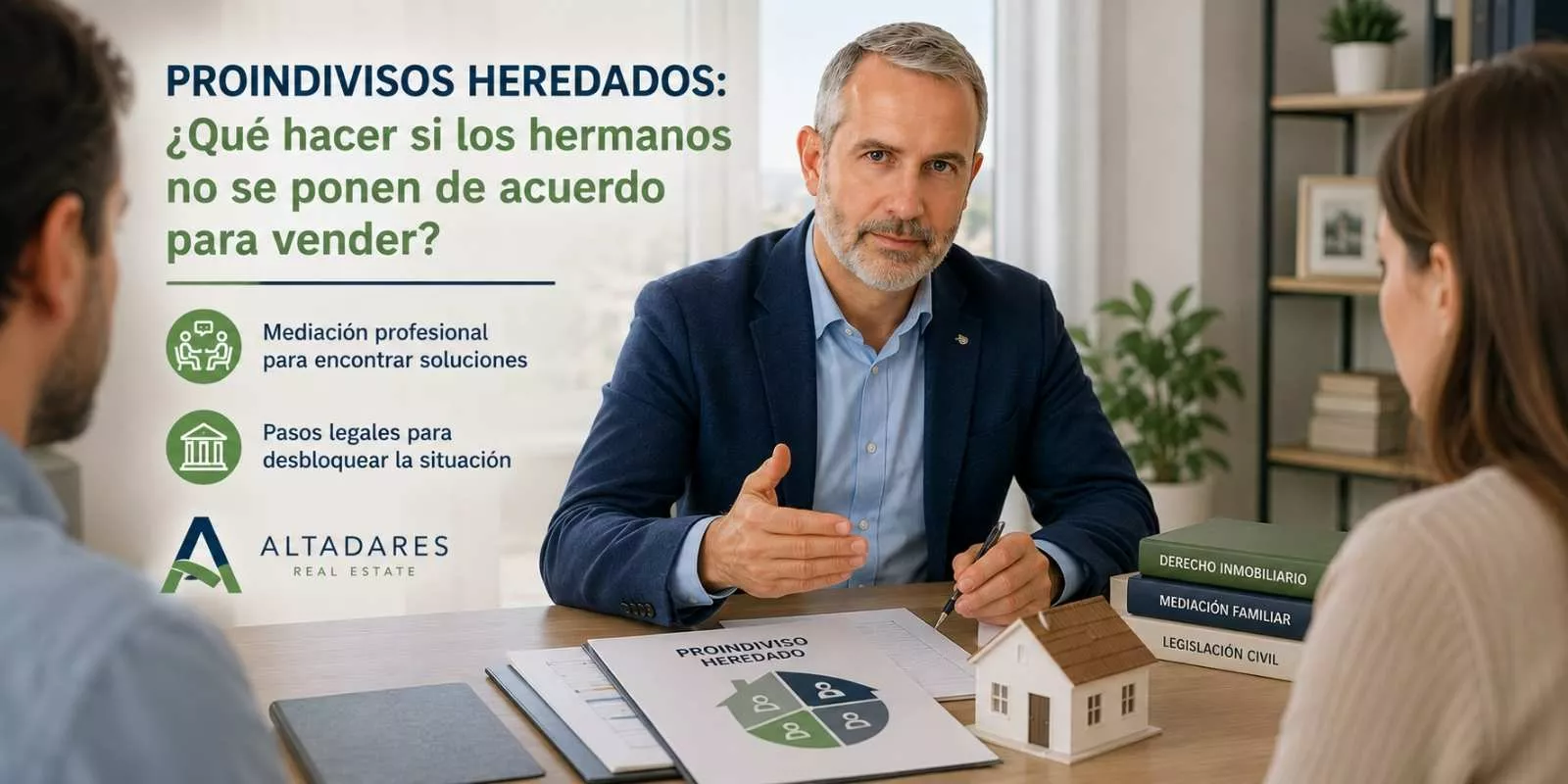 Proindivisos heredados: ¿Qué hacer si los hermanos no se ponen de acuerdo para vender?