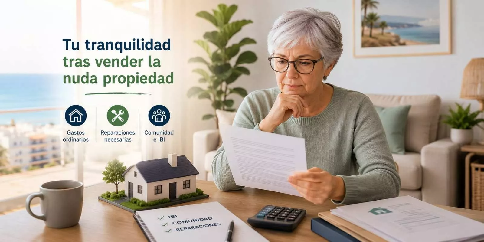 ¿Qué gastos conlleva mantener tu casa tras vender la nuda propiedad? Una guía clara para el usufructuario