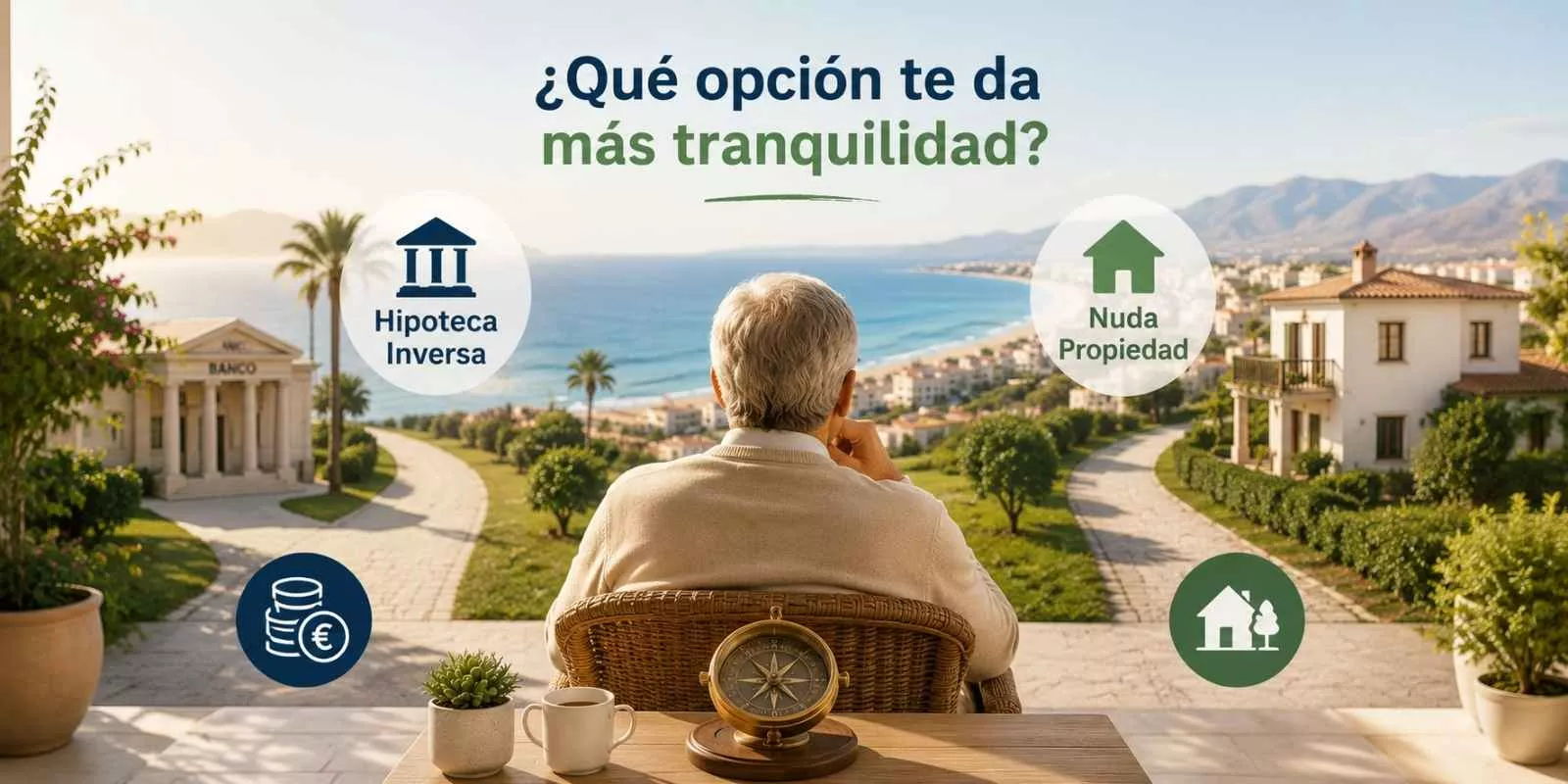 Vender la nuda propiedad o pedir una hipoteca inversa: ¿Qué opción te da más tranquilidad económica?