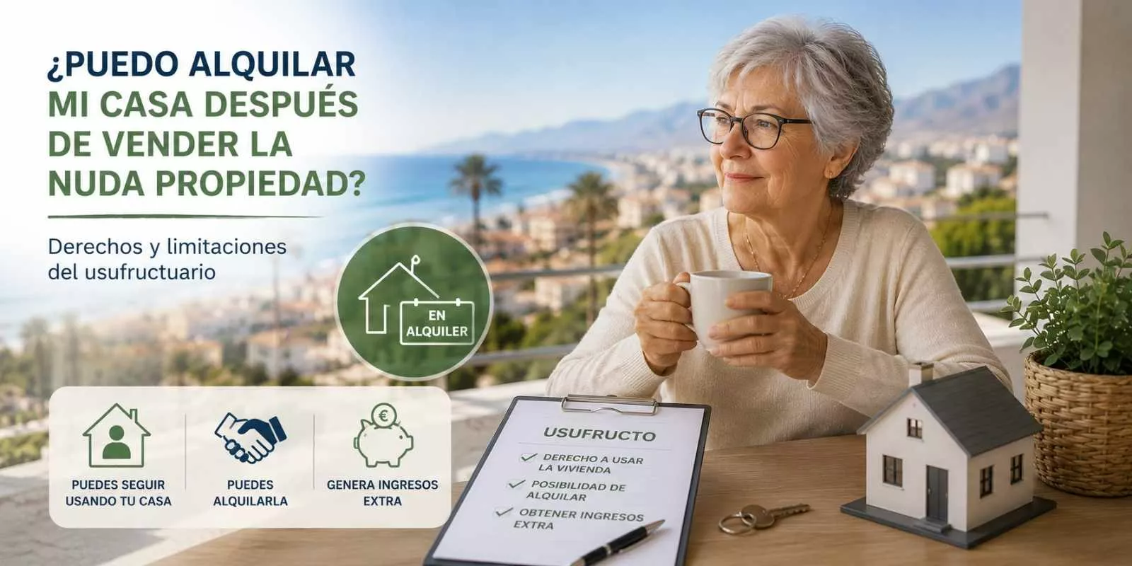 ¿Puedo alquilar mi casa después de vender la nuda propiedad? Derechos y limitaciones del usufructuario