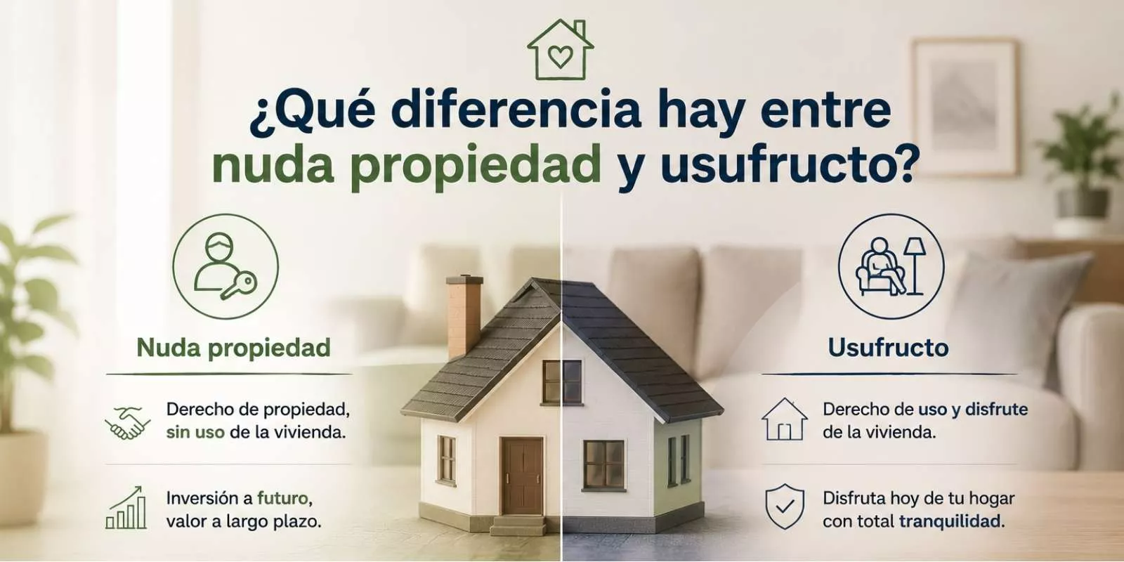 Nuda propiedad y usufructo vitalicio: guía esencial