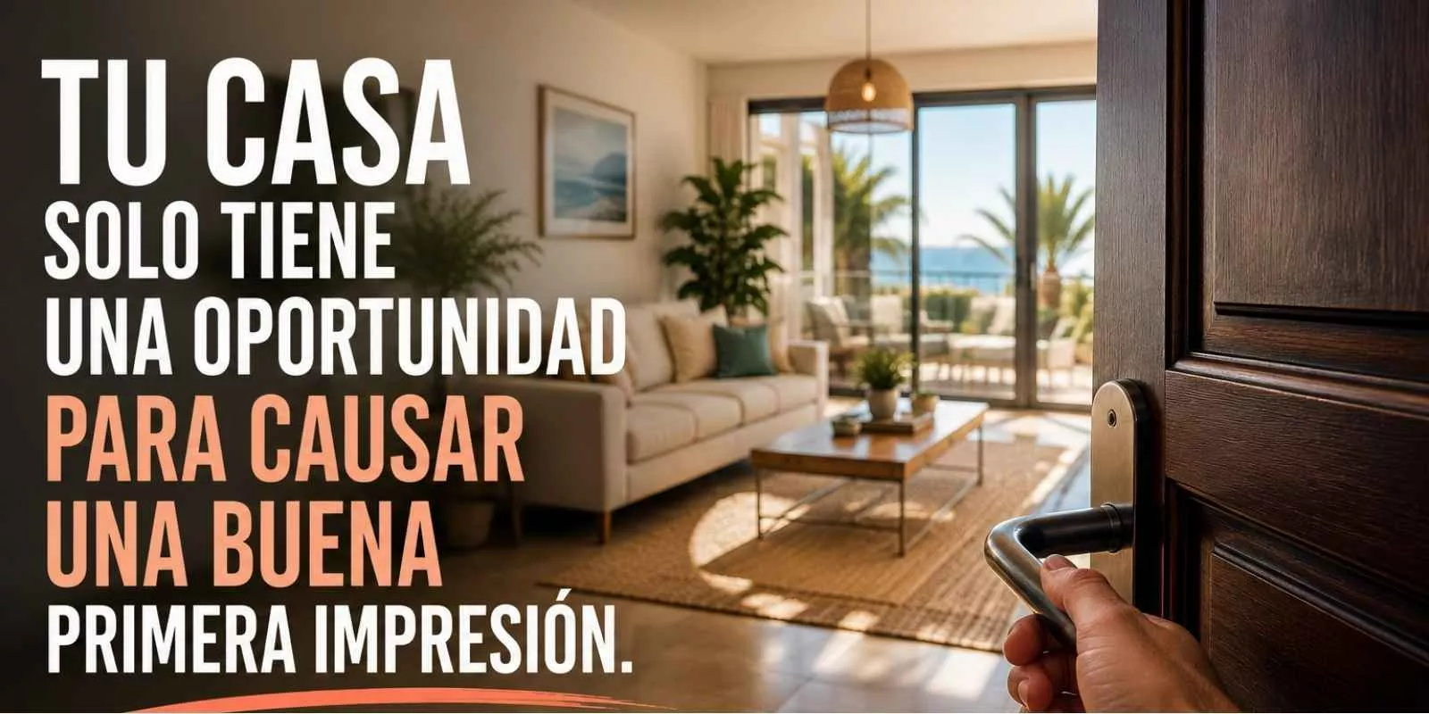 Tu casa solo tiene una oportunidad para causar una buena primera impresión.