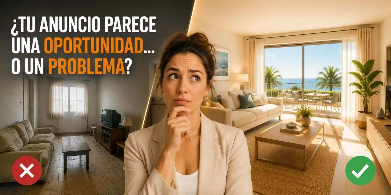  ¿Tu anuncio parece una oportunidad... o un problema? El poder de la fotografía inmobiliaria.