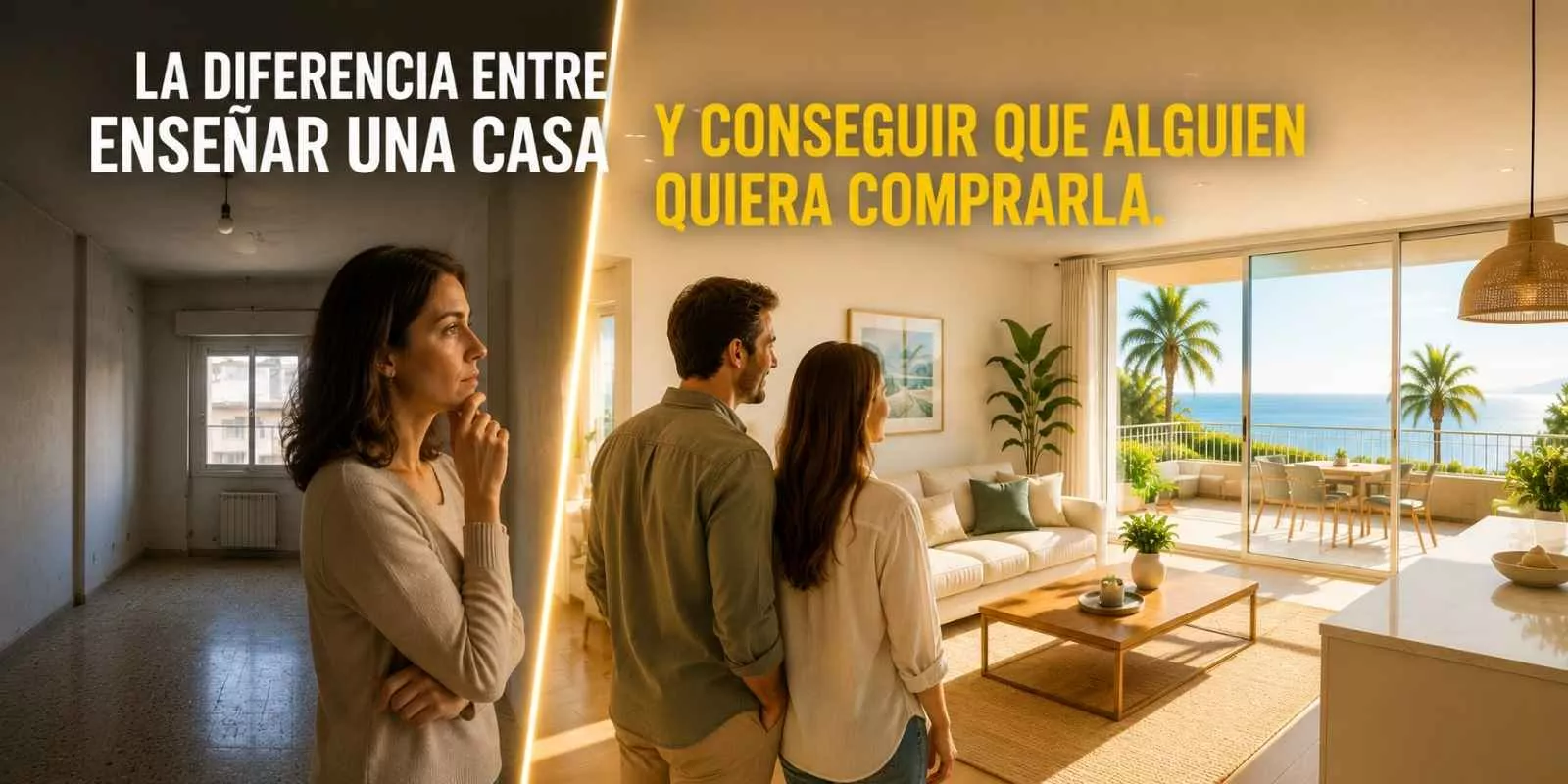 La diferencia entre enseñar una casa y conseguir que alguien quiera comprarla