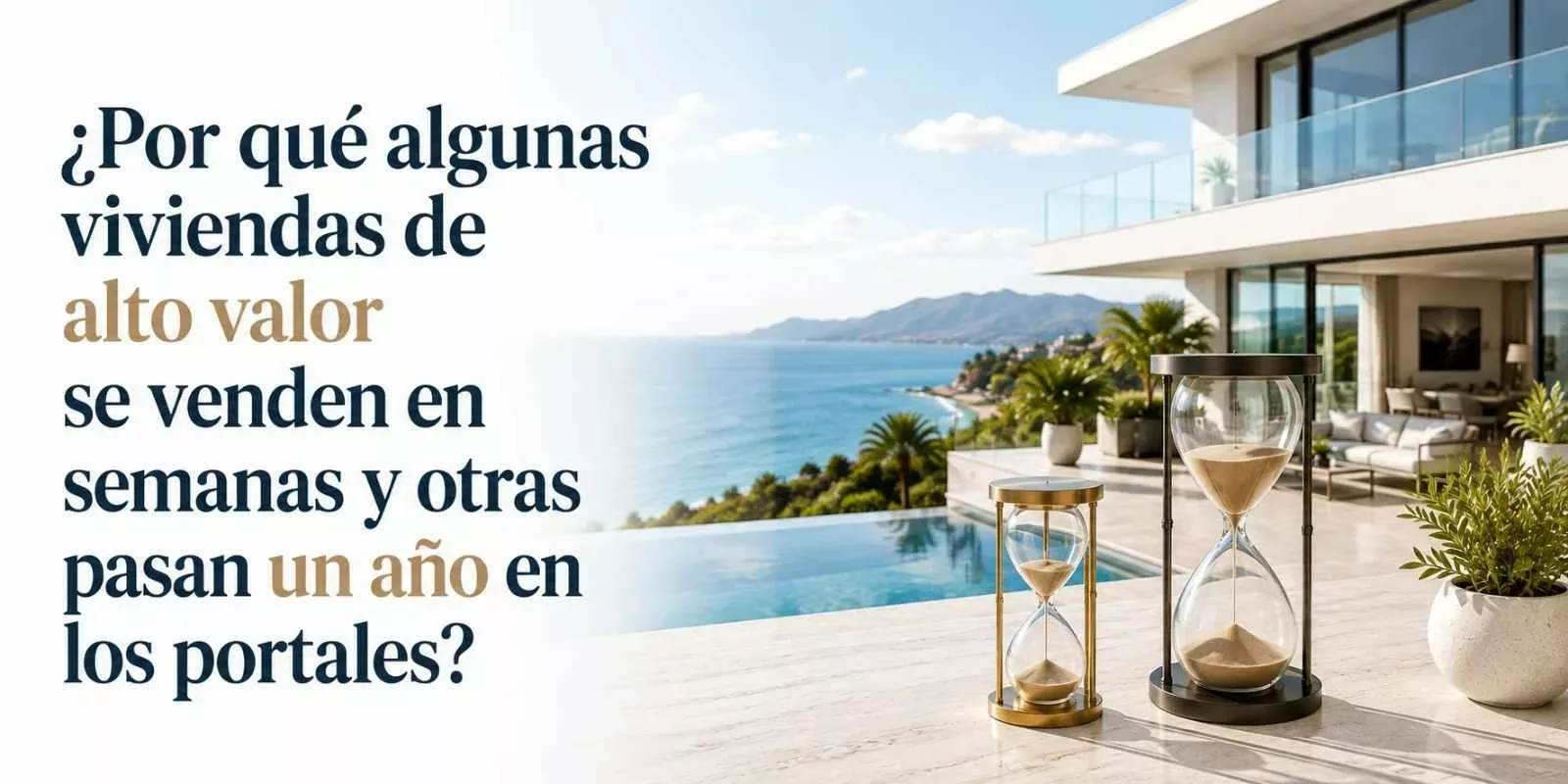 ¿Por qué algunas viviendas de alto valor se venden en semanas y otras pasan un año en los portales?