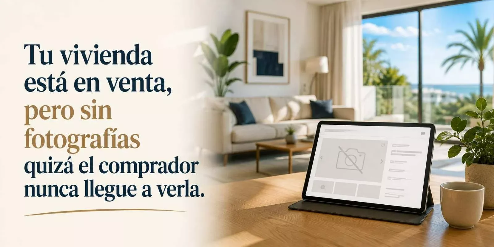 Tu vivienda está en venta, pero sin fotografías quizá el comprador nunca llegue a verla.