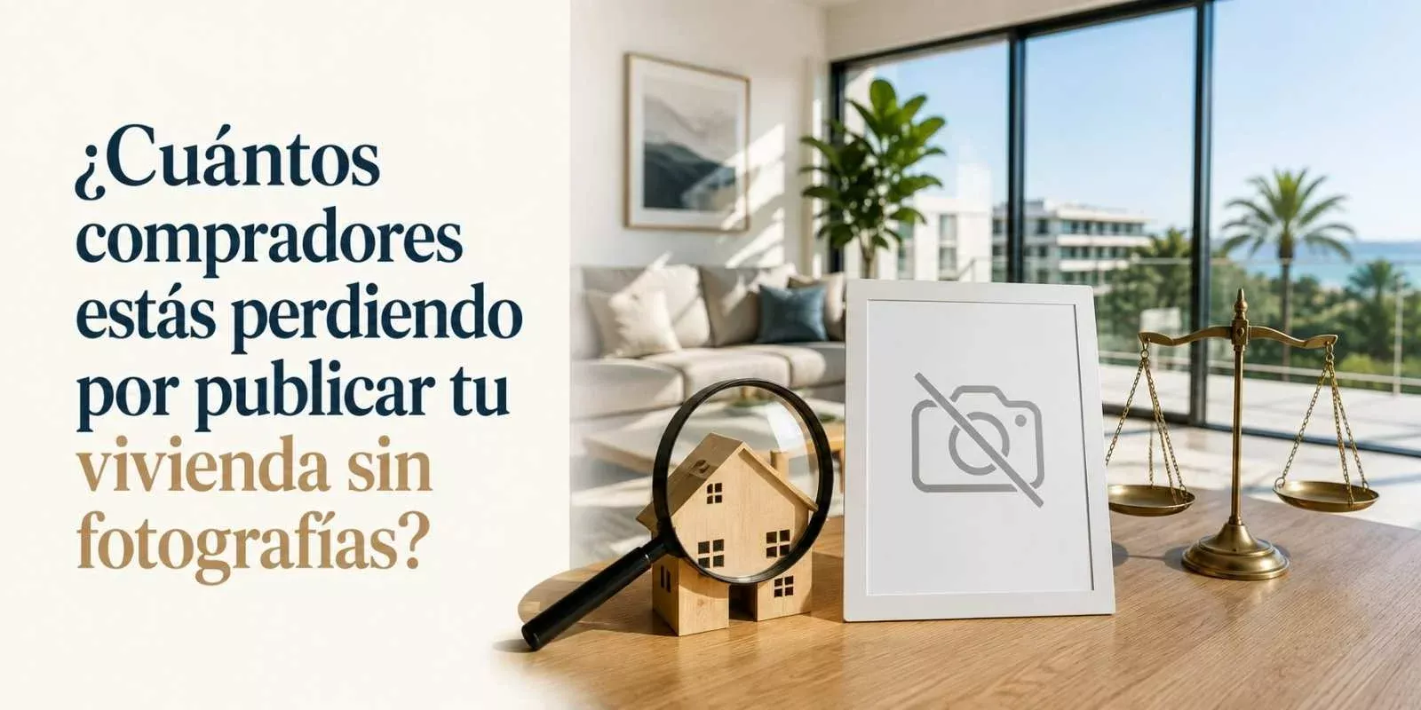 ¿Cuántos compradores estás perdiendo por publicar tu vivienda sin fotografías?