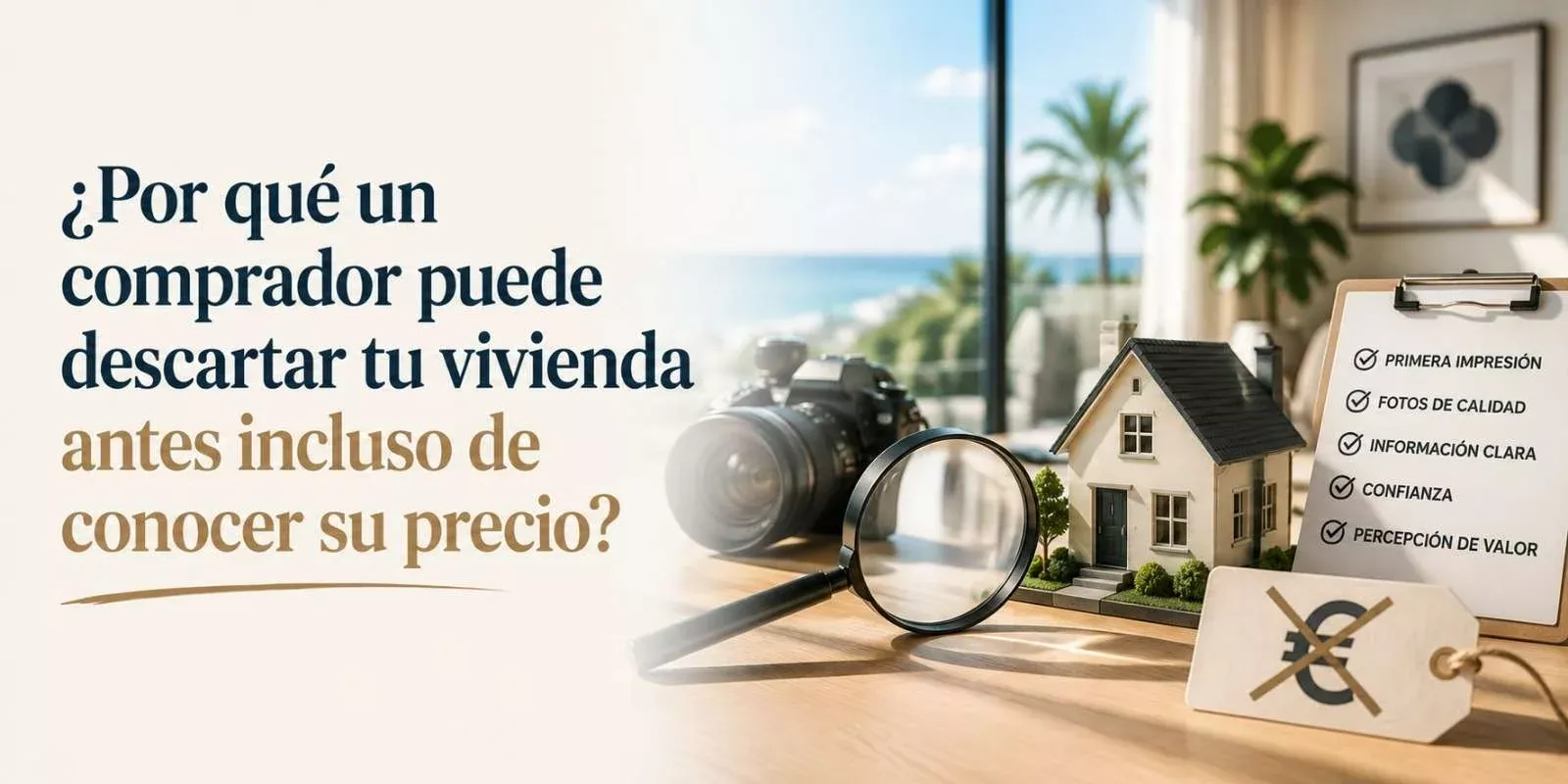 ¿Por qué un comprador puede descartar tu vivienda antes incluso de conocer su precio?