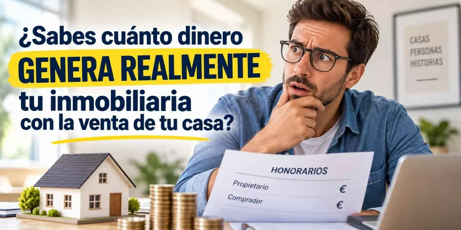 ¿Sabes cuánto dinero genera realmente tu inmobiliaria con la venta de tu casa?