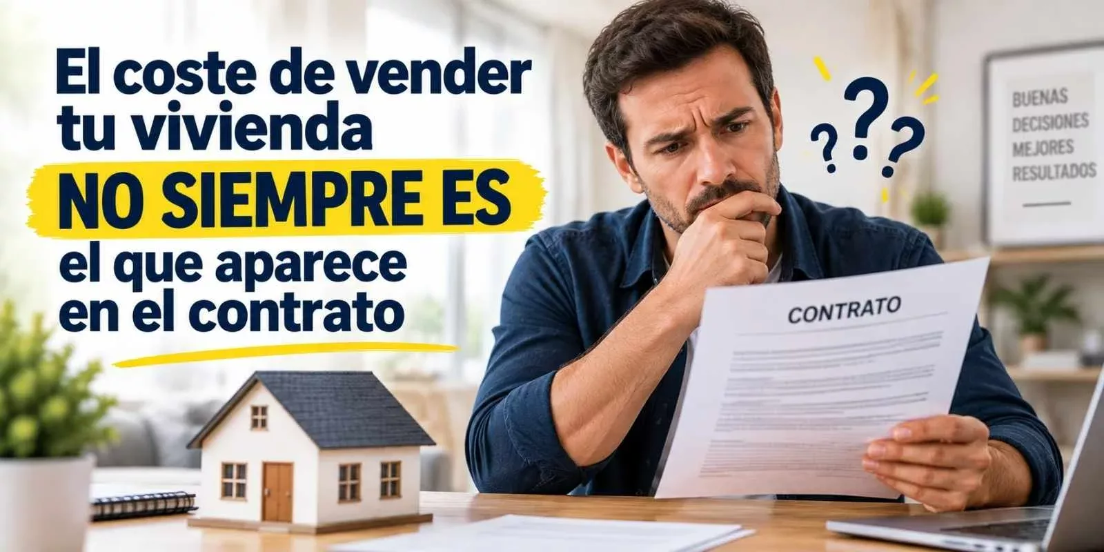 El coste de vender tu vivienda no siempre es el que aparece en el contrato